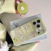 Cute Green Apple Kitty Puppy iPhone 16/15/17 Pro Max Case for Women