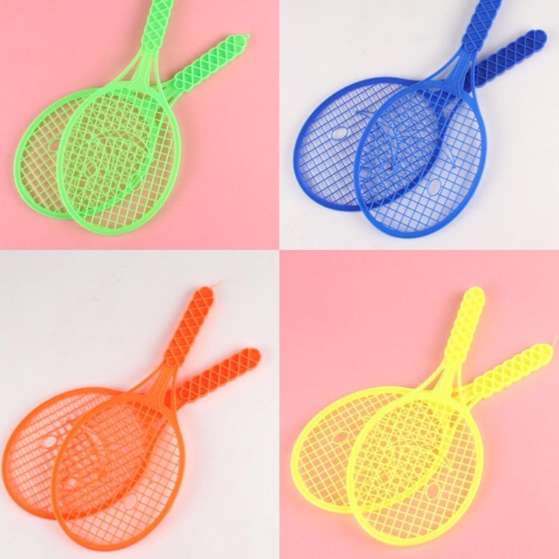 Badminton Racket Set Plastic Racket Set Tennis Racket Set For Toddlers Interactive Play Coordination Exercise