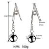 BDSM Bondage Sex Nipple Clamp Stainless Steel Breast Clamp Clips Metal Nipple Shaking Clamps Breast Clip Sex Slaves Sex Shop 18+