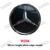 VRF2   Car Front Grille Emblem Star Badge Logo Chrome black Silver 3D Mirror Grid For For Mercedes Benz W205 W204 W213 W253 C300