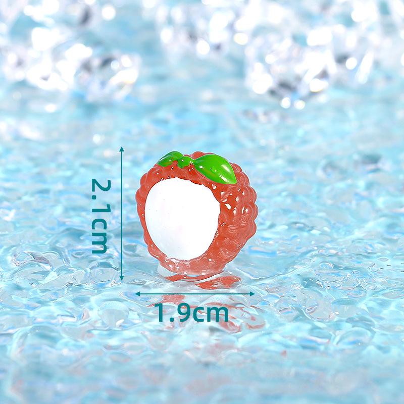 Luminous Miniature Fruit Toys: Edible DIY Micro-Landscape Decorations & Unboxing Blind Box Accessories