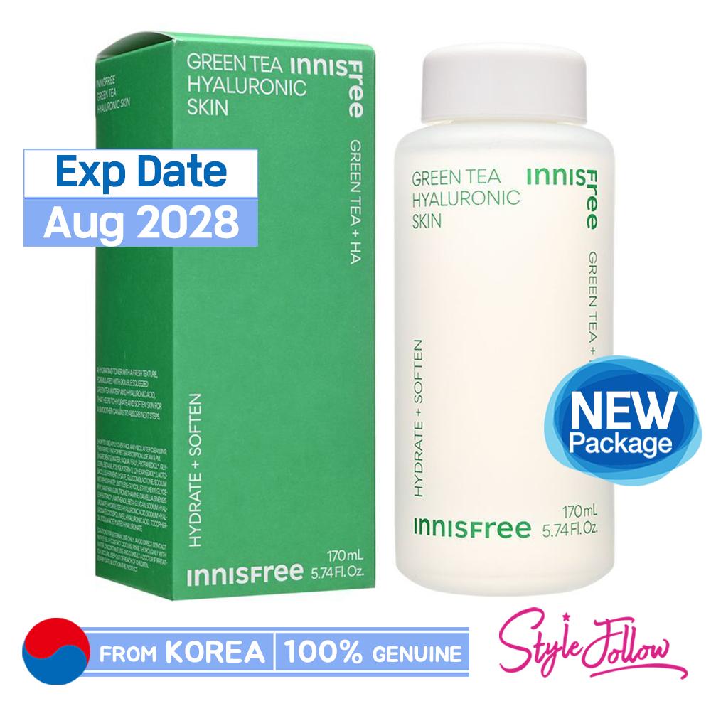 

Innisfree Зелений чай Гіалуронова шкіра 170 мл 1pc + Sample Gifts