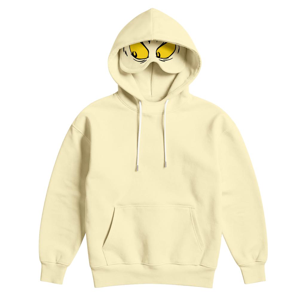 Damemote Lett langermet genser for kvinner med lommer Preppy grafisk hettegenser