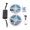 2 Stück LED-Lichtstreifen 16,4ft 12V 5050 RGB Wasserdicht Farbwechselnde LED-Seilleuchten mit 24 Tasten