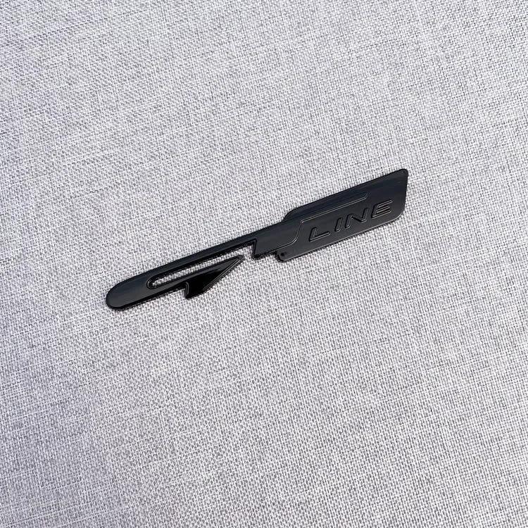 Car 3D Metal GT Line Logo Stickers Rear Boot Trunk Emblem Badge Decals for 307 308 Renault Rio K3 K5 Ceed Sportage