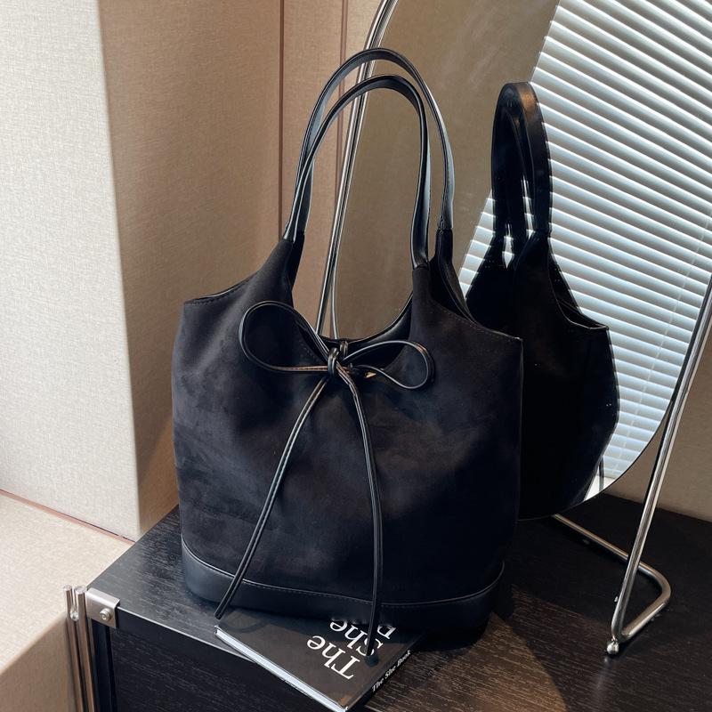 Schleife Matt Achselhöhle Tragetasche Große Kapazität Spleiß Eimer Tasche Schulter Große Tasche