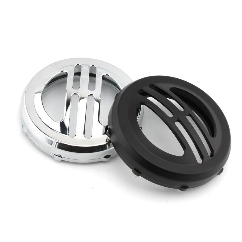 FOR Triumph T120 T100 Street Twin Universal Motorcycle Horn Cover Trumpet Protection Decorative Aluminum Cover Bobber Bonnevill