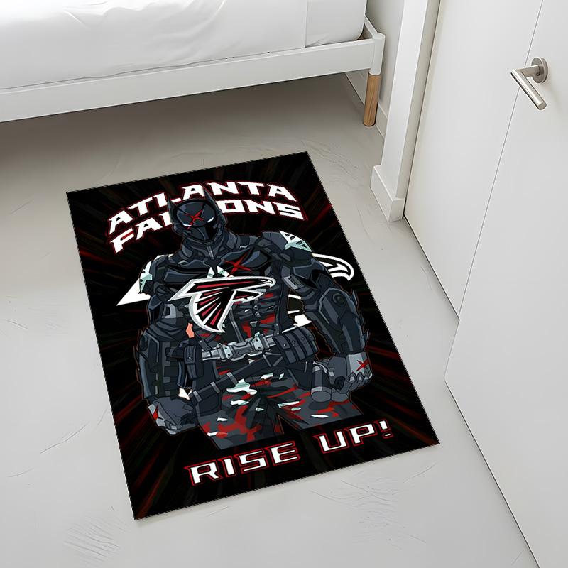 Atlanta Falcons (14) Rug Suitable For Living Rooms Bedrooms Computer Rooms Dining Areas And Placement Under Tables And Chairs Also An Ideal Choice For