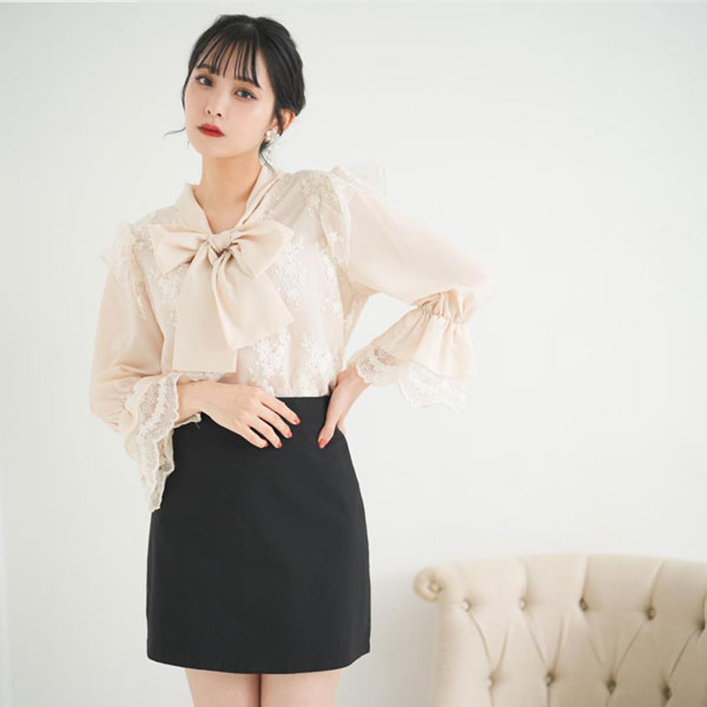 [Yumetembo] Super Stretch Mini Skirt, Black