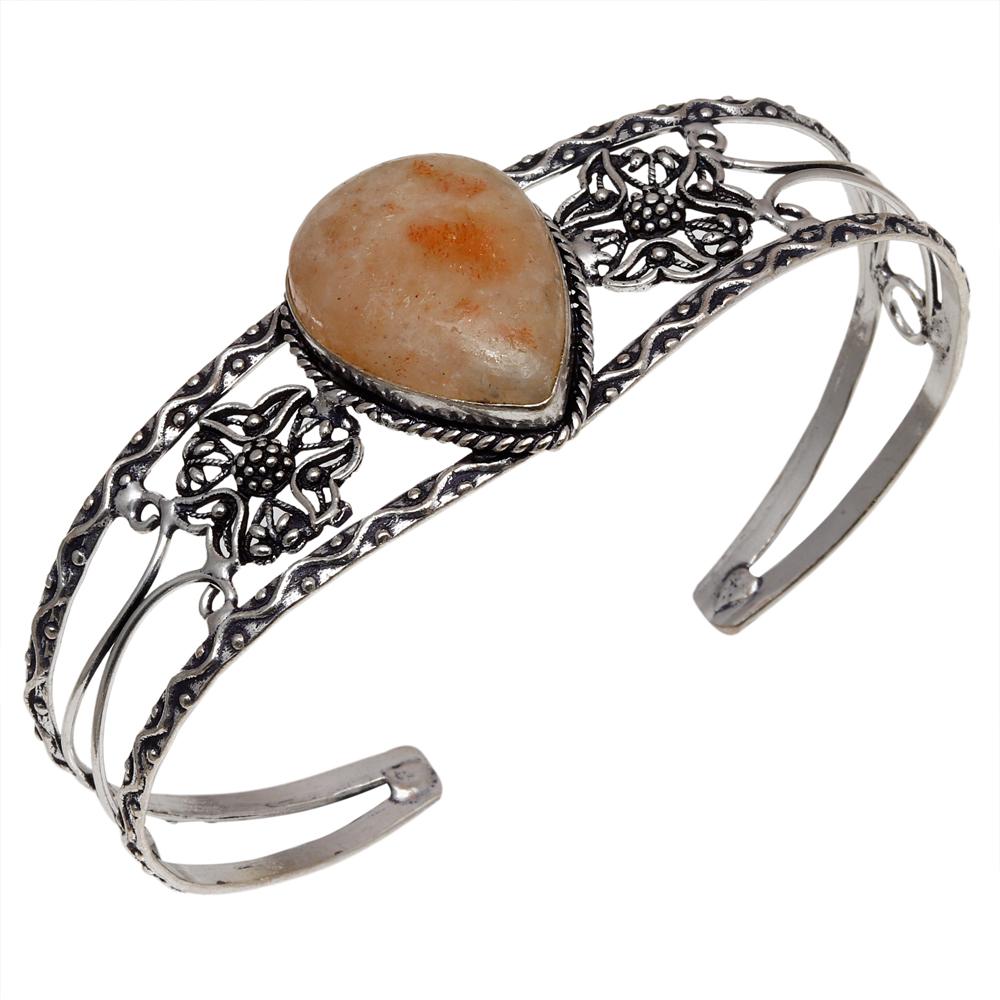 

Браслет-манжета Sunstone Gemstone Friends Jewelry 7 регулируемый