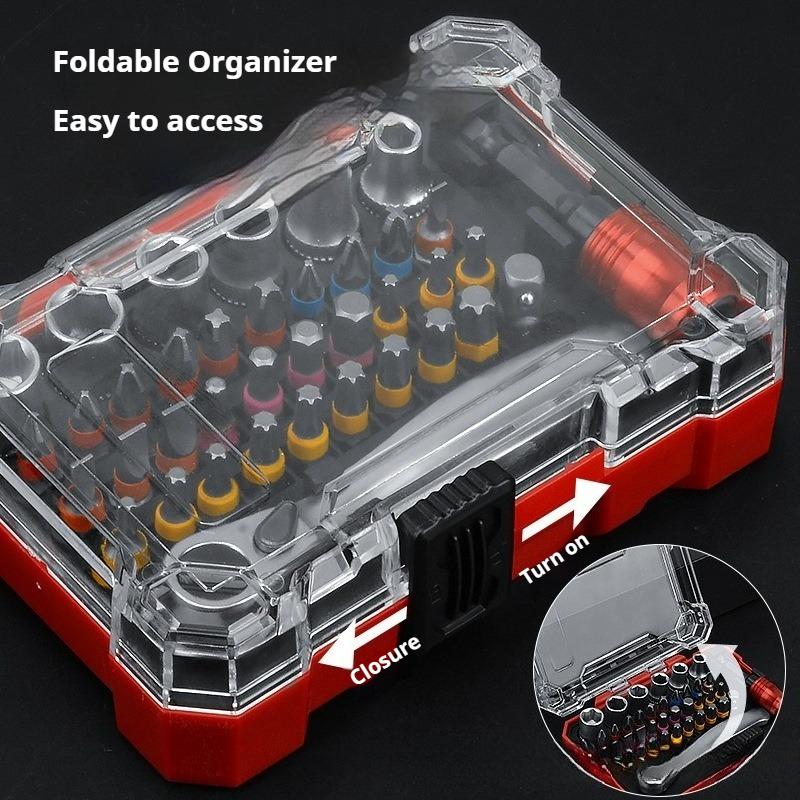 38pcs Precision Screwdriver Socket Multifunctional Industrial Grade Ratchet Wrench Set
