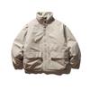 ORIGTEEN Unisex Retro Stand Collar Cotton Jacket - Winter Outerwear, Thickened Basic Style (Model MY452)