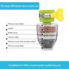 Faucet Mount Filter Household Water Saving Sprinkler Rotatable 6 Layers Running Water Purifier Splash Proof for Kitchen Sink