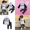 Stylish 2pcs Toddler Baby Boys Oh Boy Outfits Hoodies Pants Leggings