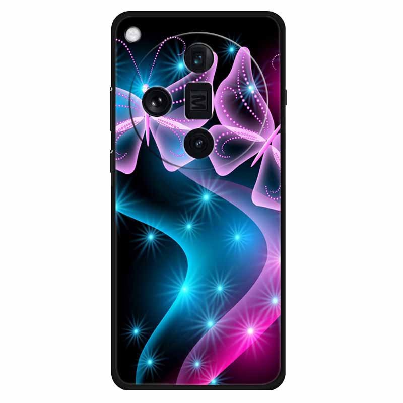 Funda For Oppo Find X7 Ultra Case Find X7 Silicone Space Wolf TPU Soft Phone Cover For OPPO Find X7 Pro/ X7 Ultra Case Cat Coque