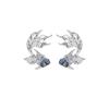 Cool-Toned Blue Gradient Goldfish Earrings - Korean Style, High-End, Fresh, Unique Fashion