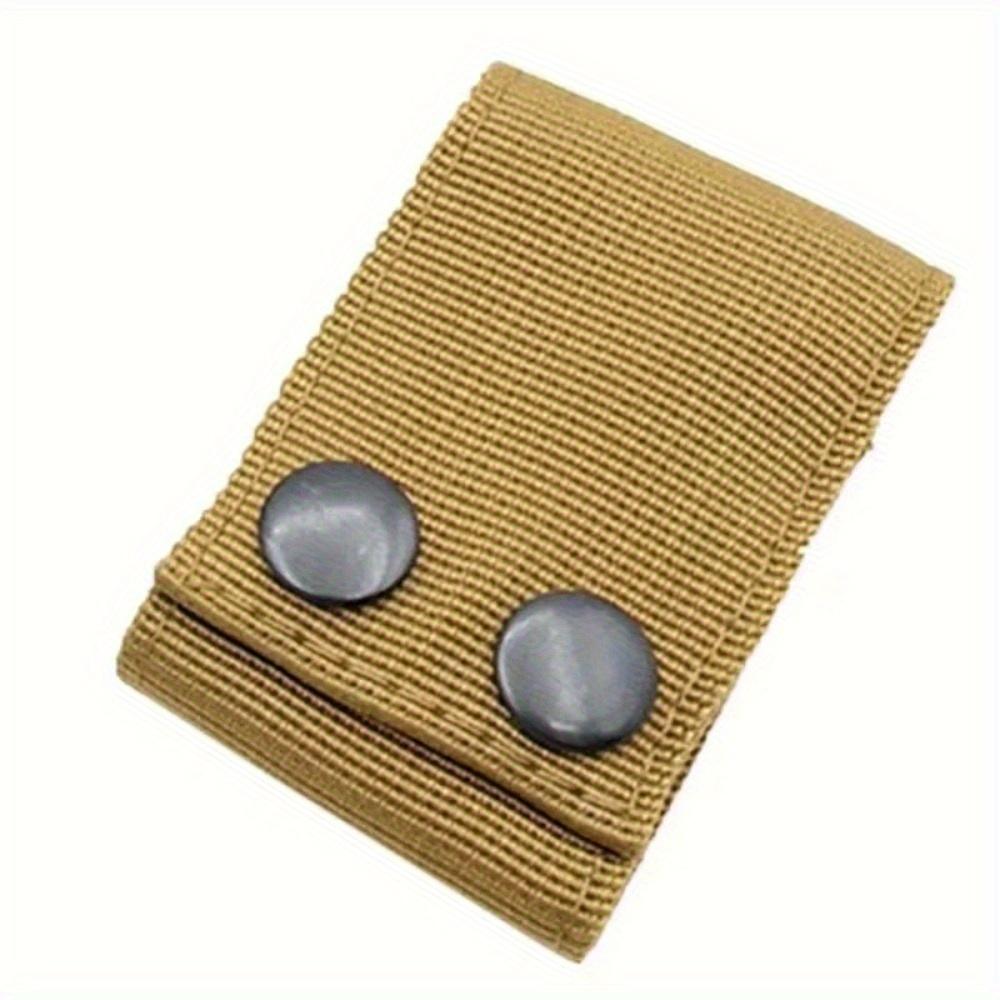 2Pcs Universal Tactical Handcuff Case Handcuffs Lanyard Strap Belt Police Shackle Holster Quick Release Safety Snap Closure Pouch