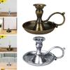 Vintage Taper Candle Stick Holder Table Candlelight Stand with Handle Candle Stand Metal Candlestick for Desktop Farmhouse