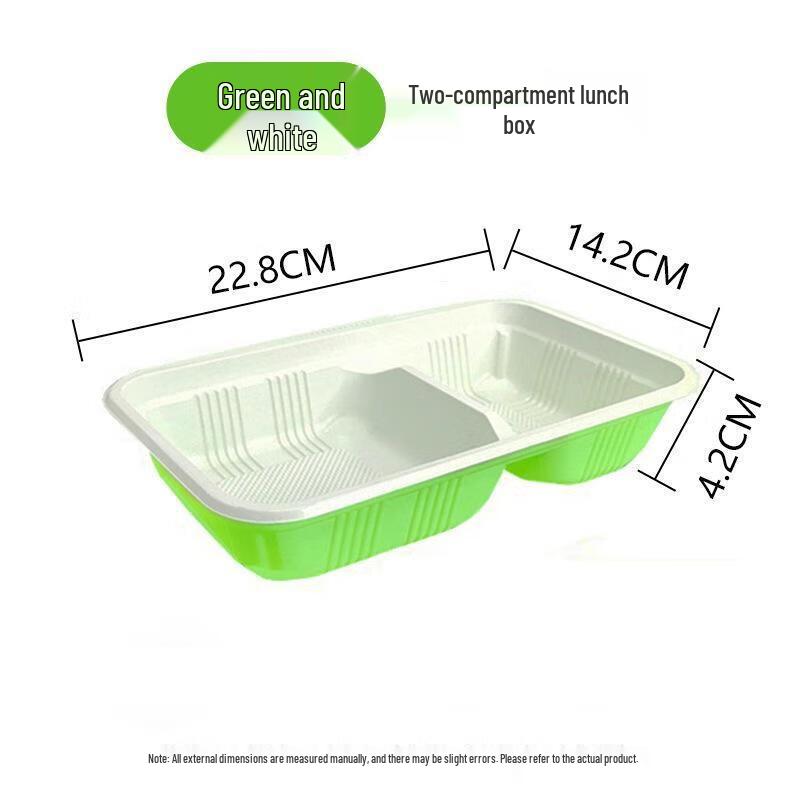 JingJingRS Disposable Multi-Compartment Meal Boxes