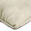 Coussin en suédine beige clair 40x40