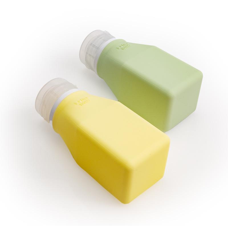 100ml Silicone Travel Bottles for Shampoo and Skincare Samples - Portable, Reusable, Empty Storage Containers