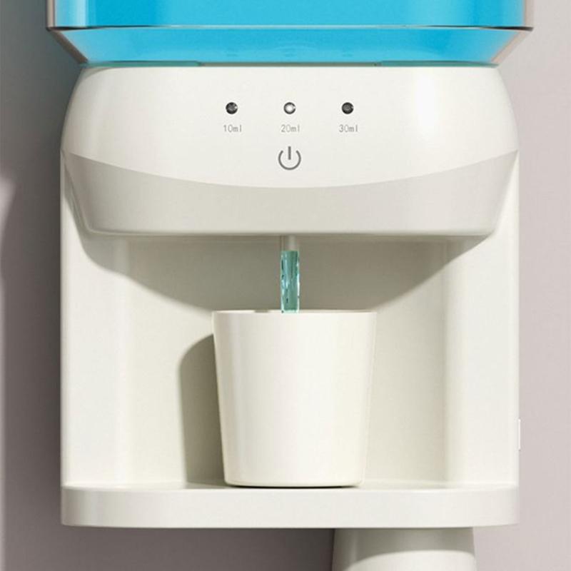 Automatic Mouthwash Dispenser Electric Mouth Rinsing Machine, Wall Hanging 1200mAh Includes Magnetic Cup Holders