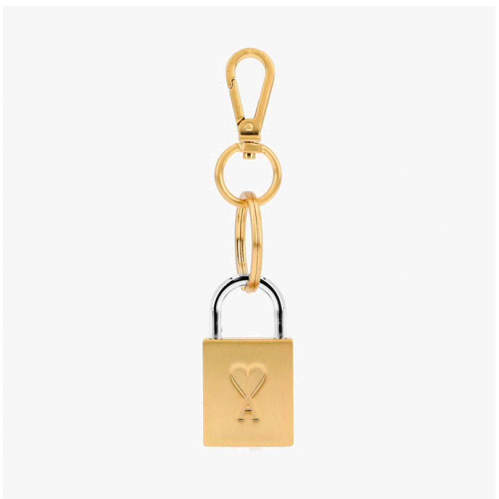 Ami Ukr912 369 909 Ami De Coeur Padlock Heart Logo Keyring