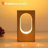 Solid Creative Wood Led Night Light Usb Table Lamp European Style Decorative Gift