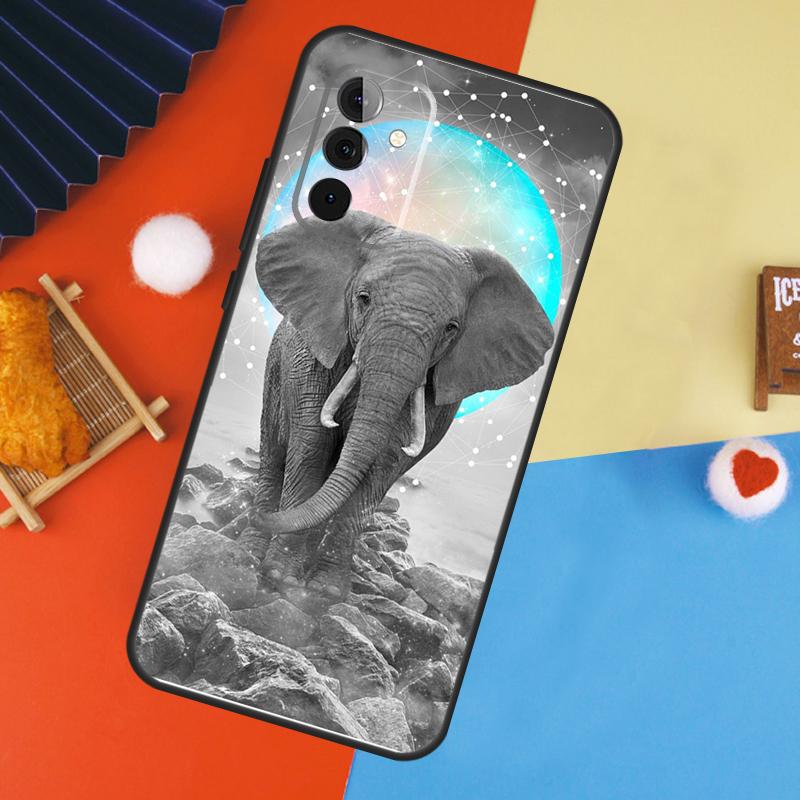 Elephants Colored Case For Samsung Galaxy A17 A35 A55 A06 A16 A26 A36 A56 A53 A32 A52 A33 A13 A14 A34 A54 A15