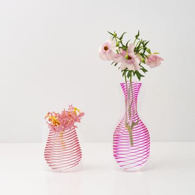 Official FLOWER VASE Pink Red D-BROS [Bidro & (819F-PR)]