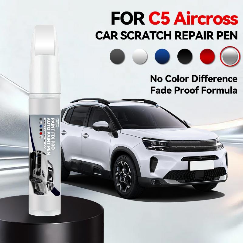 For Citroen C5 Aircross Car Paint Repair Pen Touch Up Scratch Remover DIY Auto Accessories Black KTV White KWE Blue EDZ Gray EVL