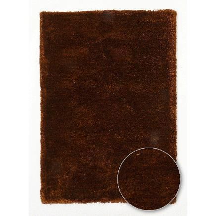 Tapis shaggy Fait main SG PRESTIGE Marron 90x160 Care&Fair