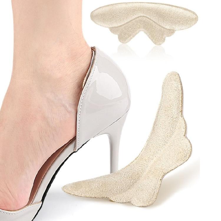 Adhesive Shoe Heel Grip Anti Blister High Heel Cushion Pad with Thickened Sponge Lining for During Walking Standing