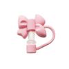 Splash Proof Silicone Straw Covers Dust Proof Plugs Protector Leak-Proof Bow Straw Cover Cap Reusable for 40/30 oz Tumbler Cups