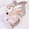 Diamond Butterfly Versatile Simple Brooch Flower Anti-light Pin Clothing Accessories Corsage