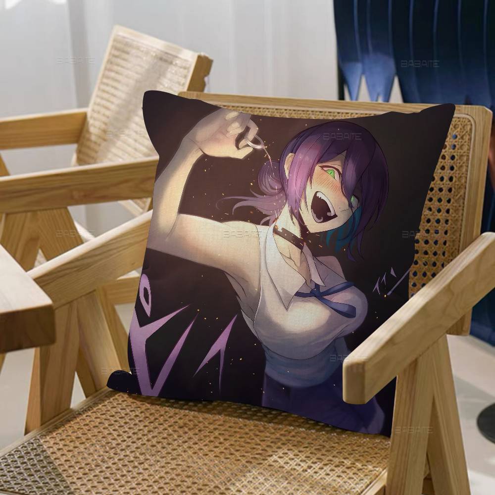 Anime C-Chainsaw M-Man The Movie Reze Arc Pillow Anime Pillow Sofa Bed Head Pillow Cover Cushion Cover 45x45 Cm Fashion