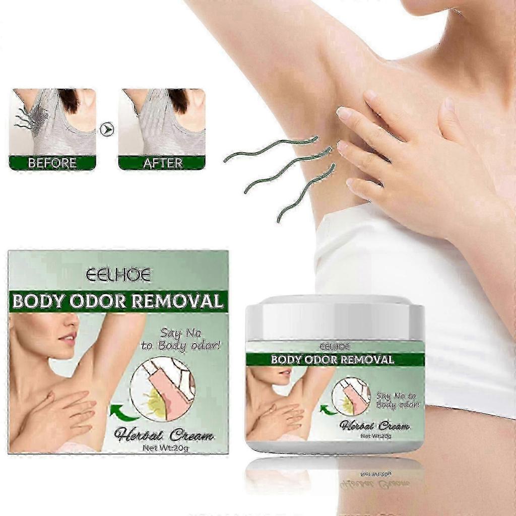 Herbal Underarm Deodorant Cream - Honeysuckle Scent for Gentle Odour Elimination 25-26