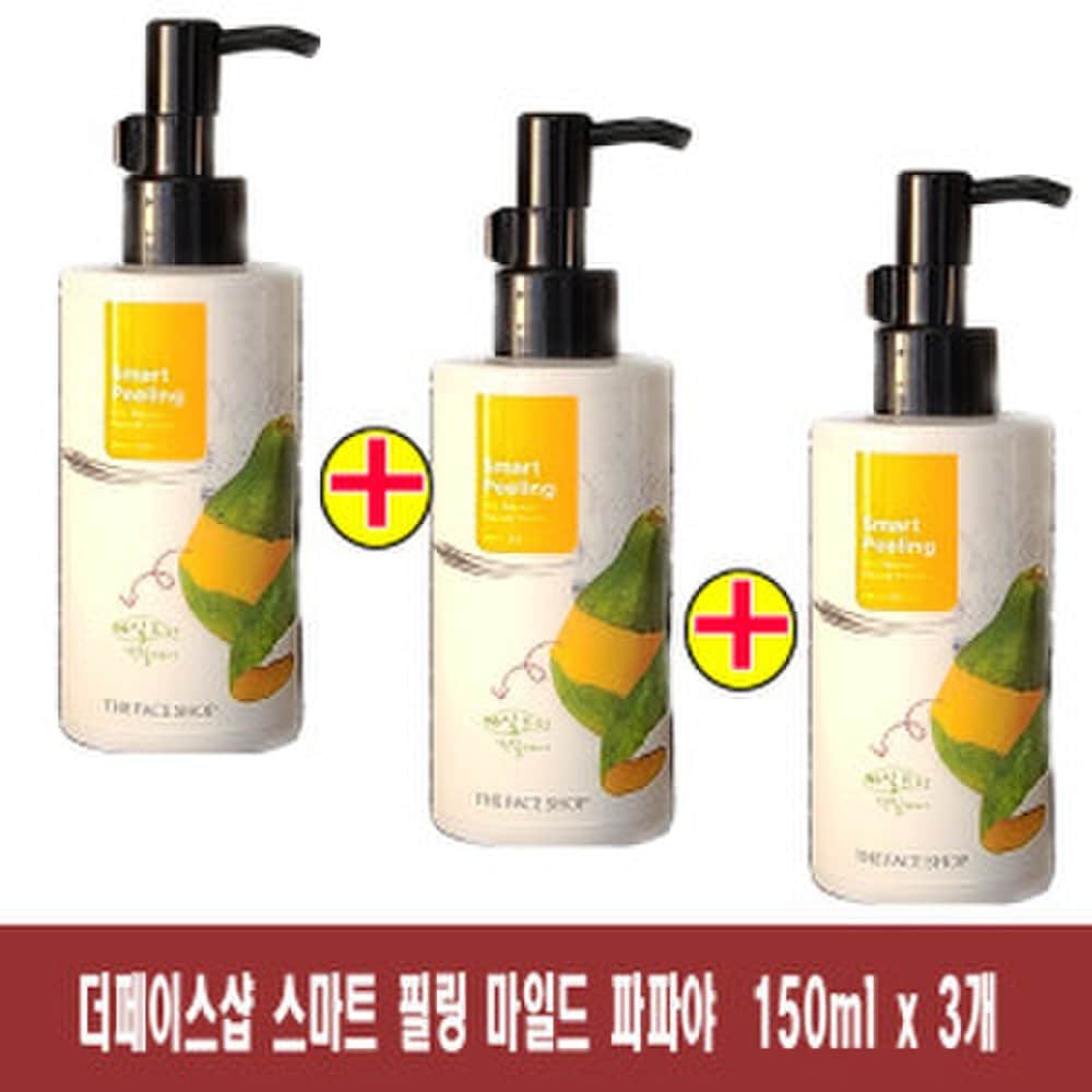 

(150 мл х 3) - The Face Shop Smart Peeling Мягкая Папайя