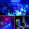 UV LED Schwarzlicht 100W 200W 300W Wasserdichtes Ultraviolettes Schwarzlicht Flutlicht für Glow Party Bühne Tanzparty Deko