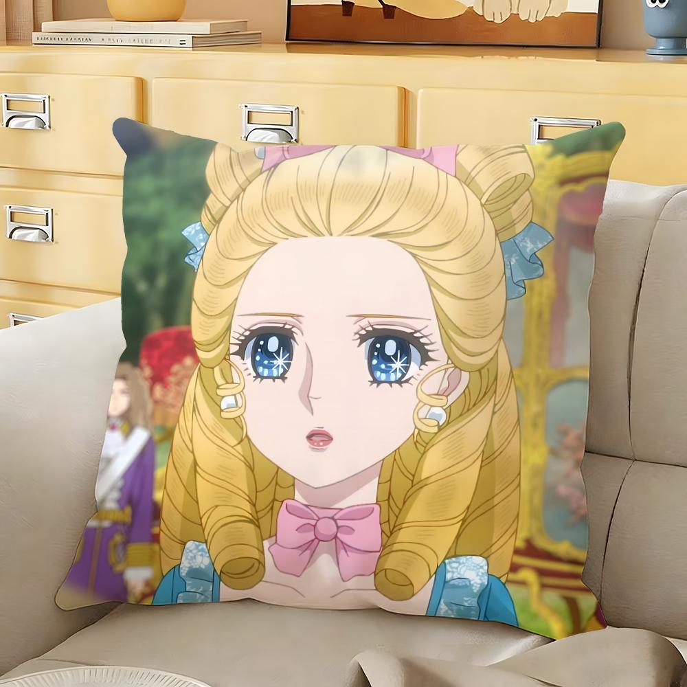 The RRose of Versailles Cushion Cover Soft Durable Reversible Pillow Cover Home Car MultiScene Daily Comfort Pillowcase