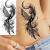 Flower Rose Temporary Tattoo Long Lasting Body Art Sticker Sweet Instant Decals  Back
