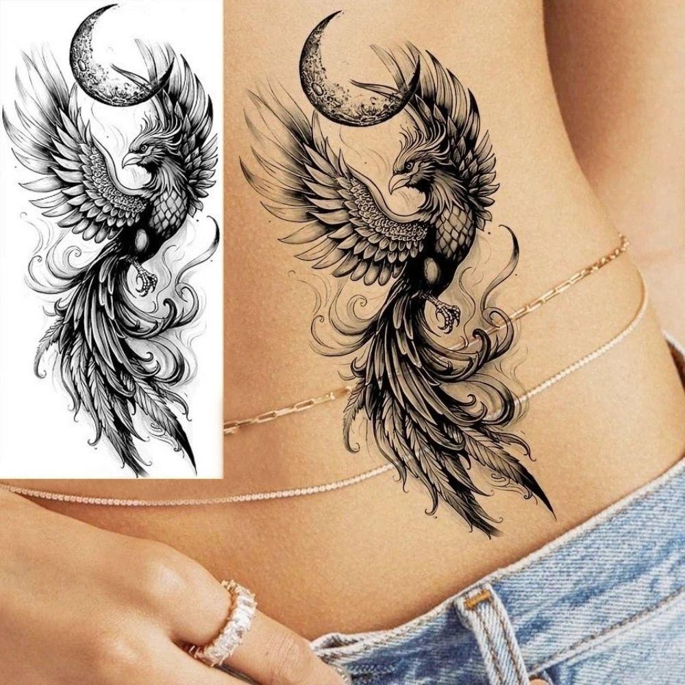 Flower Rose Temporary Tattoo Long Lasting Body Art Sticker Sweet Instant Decals Back