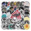 50 Stück Wikinger-Stil Aufkleber für Skateboards, Laptops, Autos und Fahrräder Dekoration