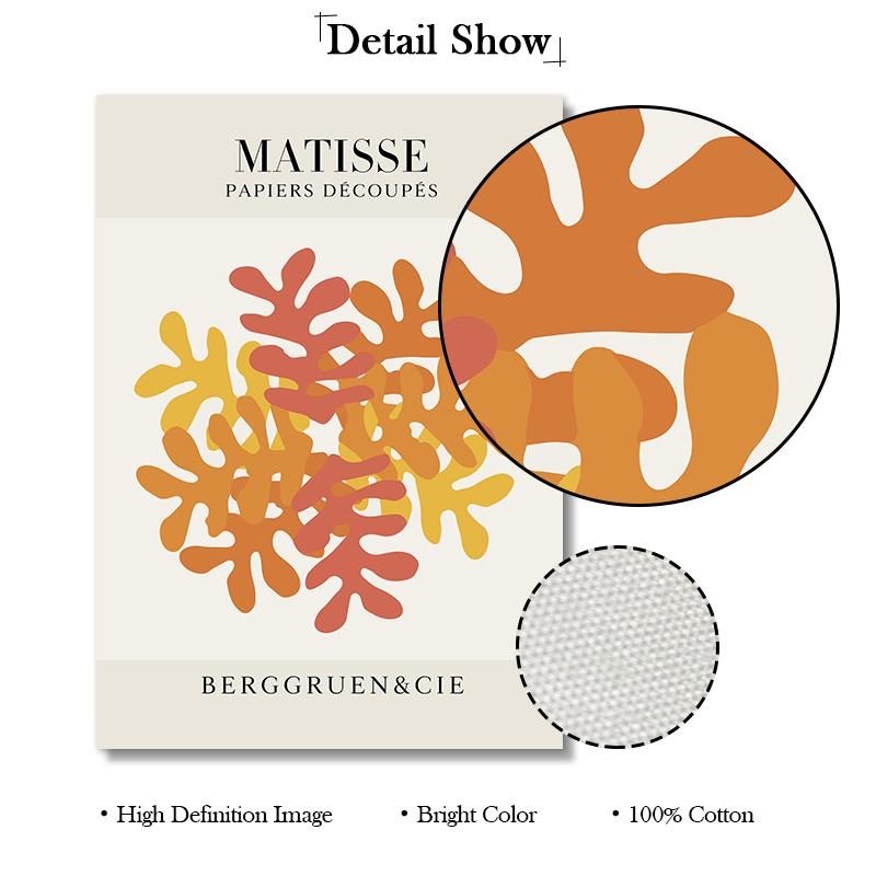 Henri Matisse Abstract Flower Canvas Posters Nordic Wall Art Decor Prints Home Decorative Picture for Interior Living Room Decor