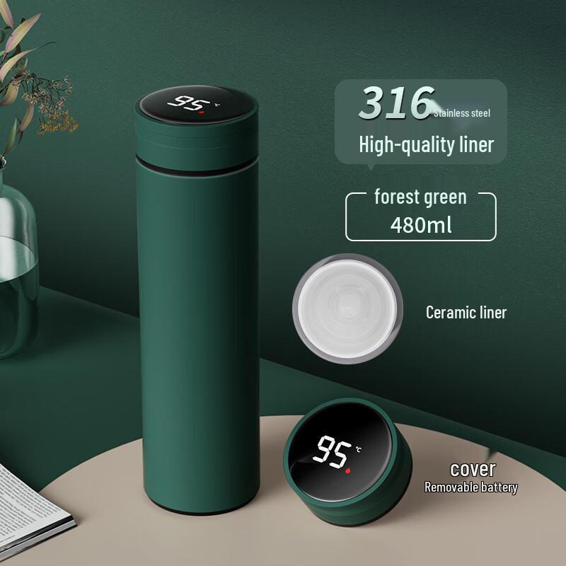 Ting Le Smart Temperature Display 316 Stainless Steel Thermal Bottle