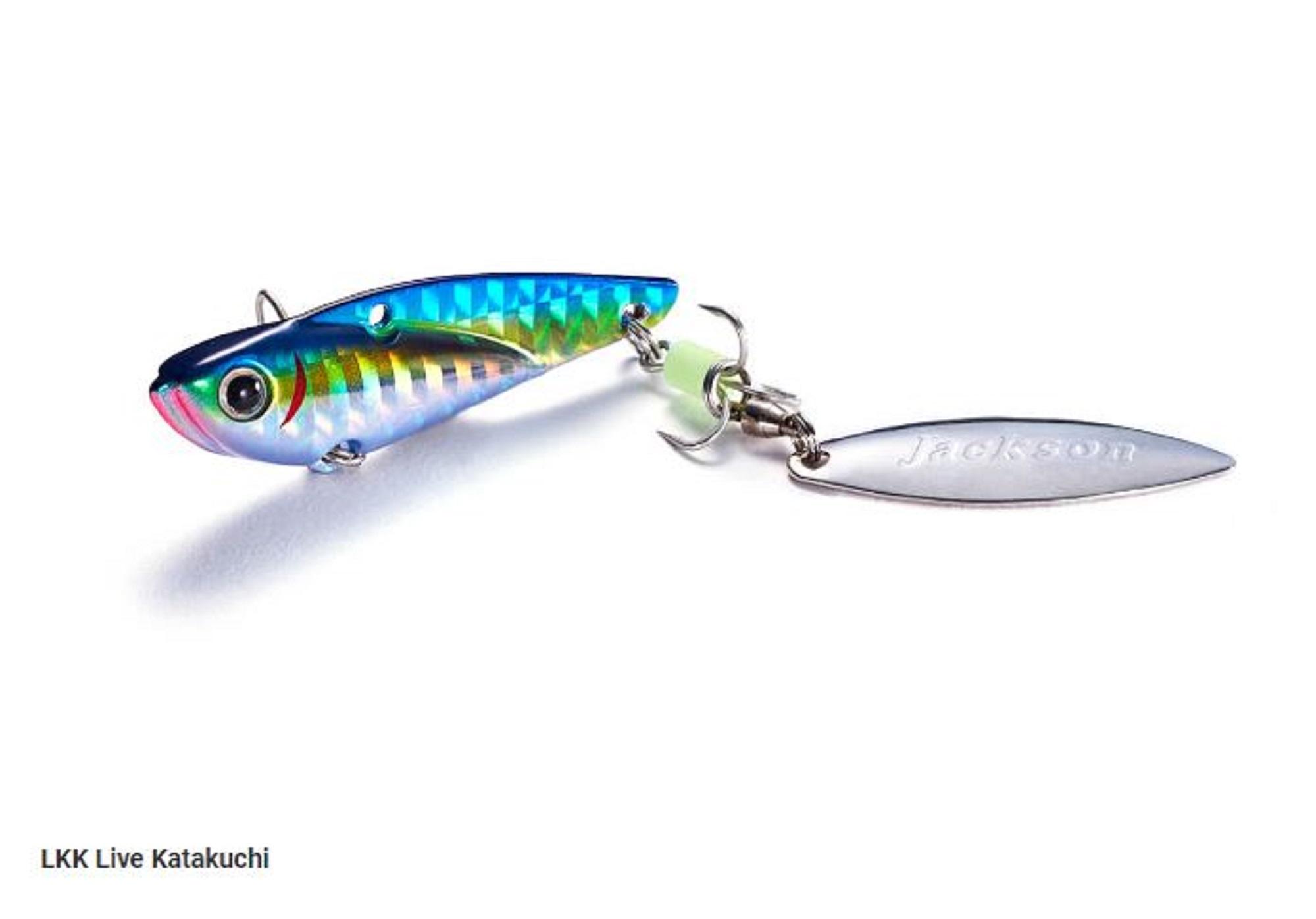 Leurre Métal Vibration Jackson Teppan Long Blade, 35g, 115mm, Couleur LCD, Pour Bar, Neuf