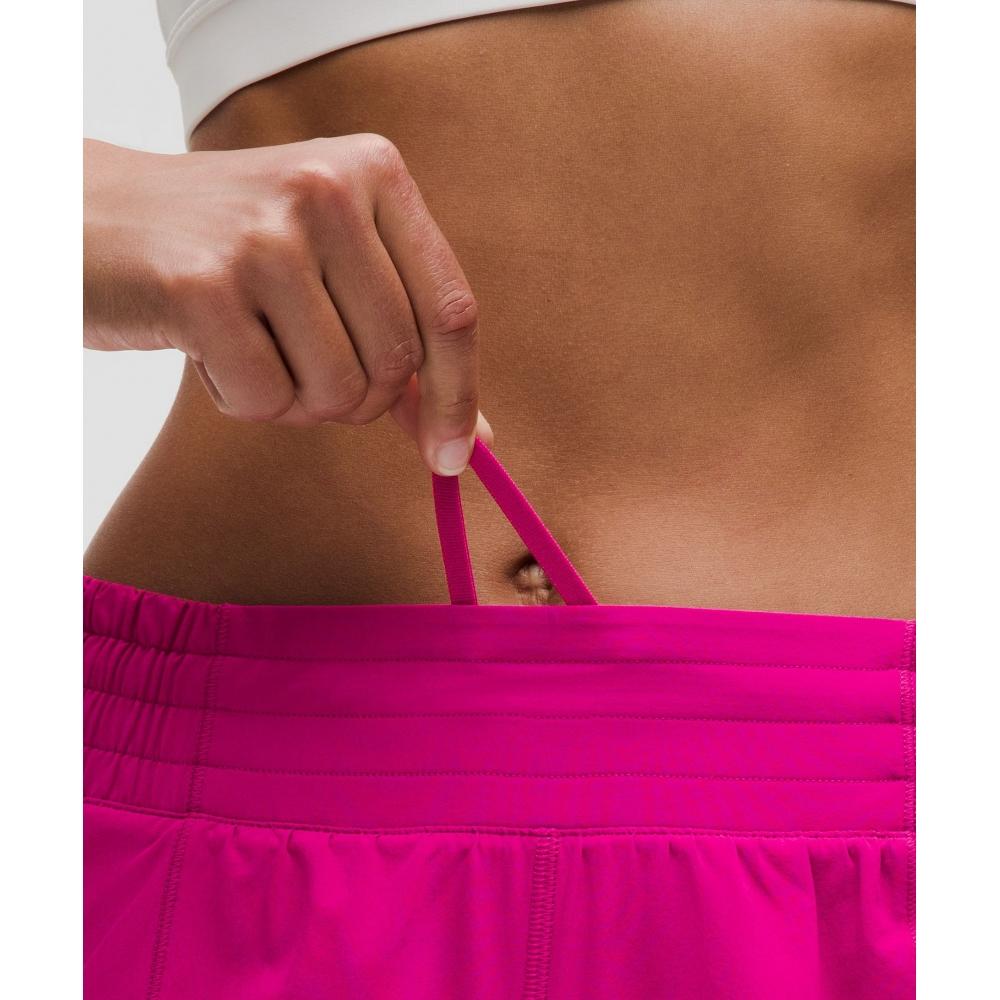 Lululemon Hotty Hot High Rise Lined Short 2.5  Ripened Raspberry
