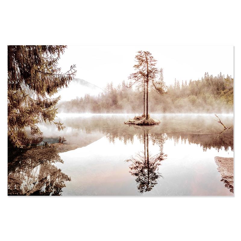 Landscape Scandinavian Nature Canvas Painting Flower Grass Beach Bird Wall Art Poster Nordic Print Modern Home Decor Picture