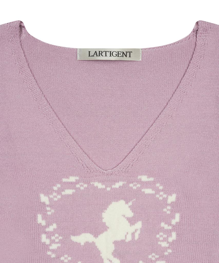LARTIGENT L21 In My Ponny Knit(Taro)