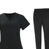 Elastic Waist Scrub Set for and Jogging, Featuring Soft Breathable Design Medical